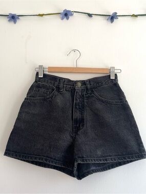 Vintage High-Rise Denim Shorts